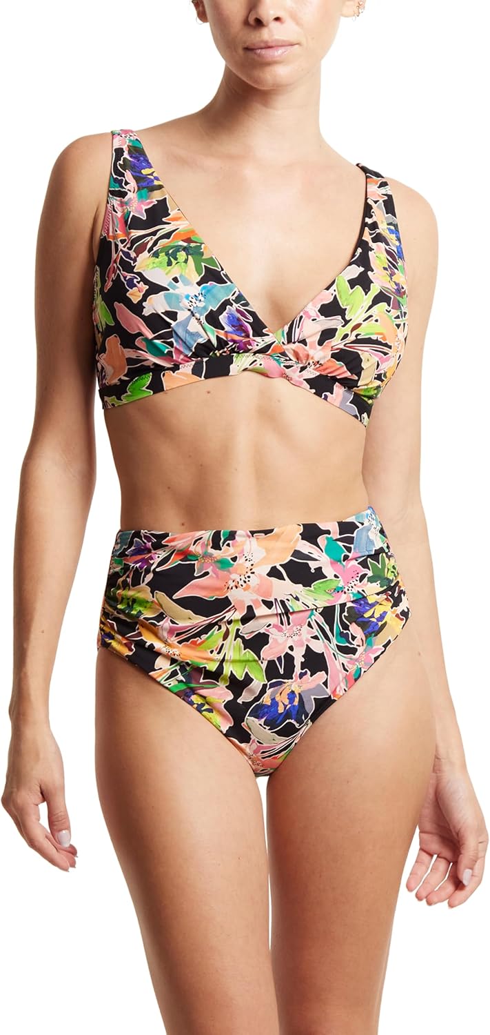 hanky panky - High Rise Cheeky Swimsuit Bottoms | Bathing Suit Bikini Bottoms for Women, High Waist Swimwear | Sizes S-L