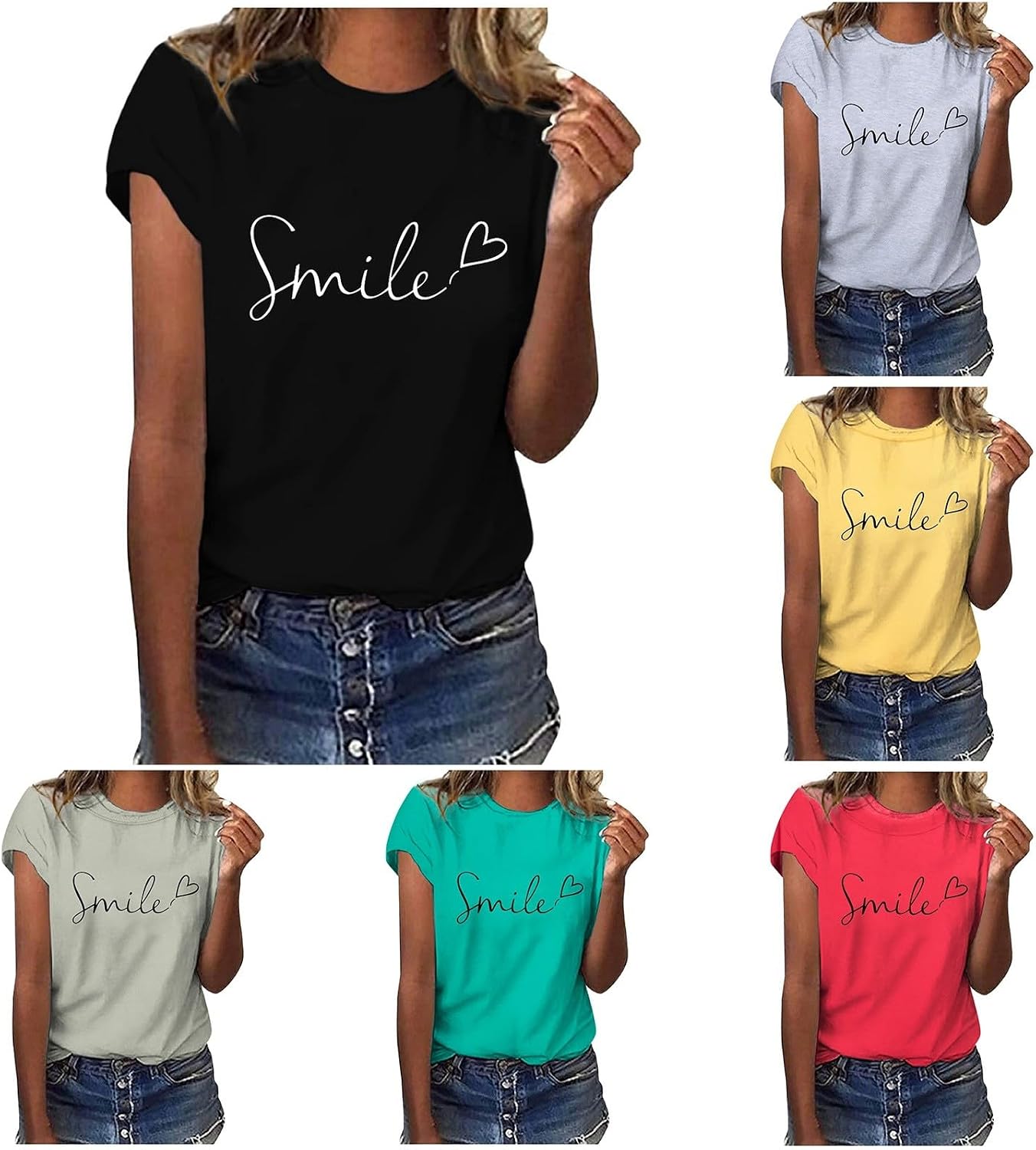 Herz Druck T-Shirt Mädchen Kurzarm Ärmel Rundhals Tshirt Für Schule Baumwolle KleidungJungen Komfort Baggy Sportshirt Rundhalsausschnitt Tees