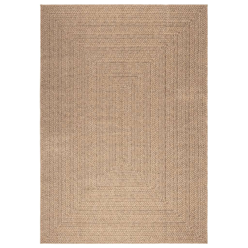 vidaXL Tappeto ZIZUR 160x230 cm Aspetto Iuta per Interni ed Esterni