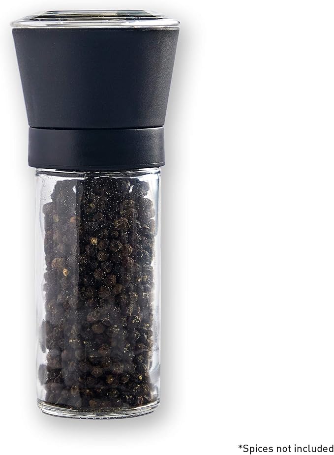 AllSpice Adjustable Salt, Pepper, and Spice Grinder with