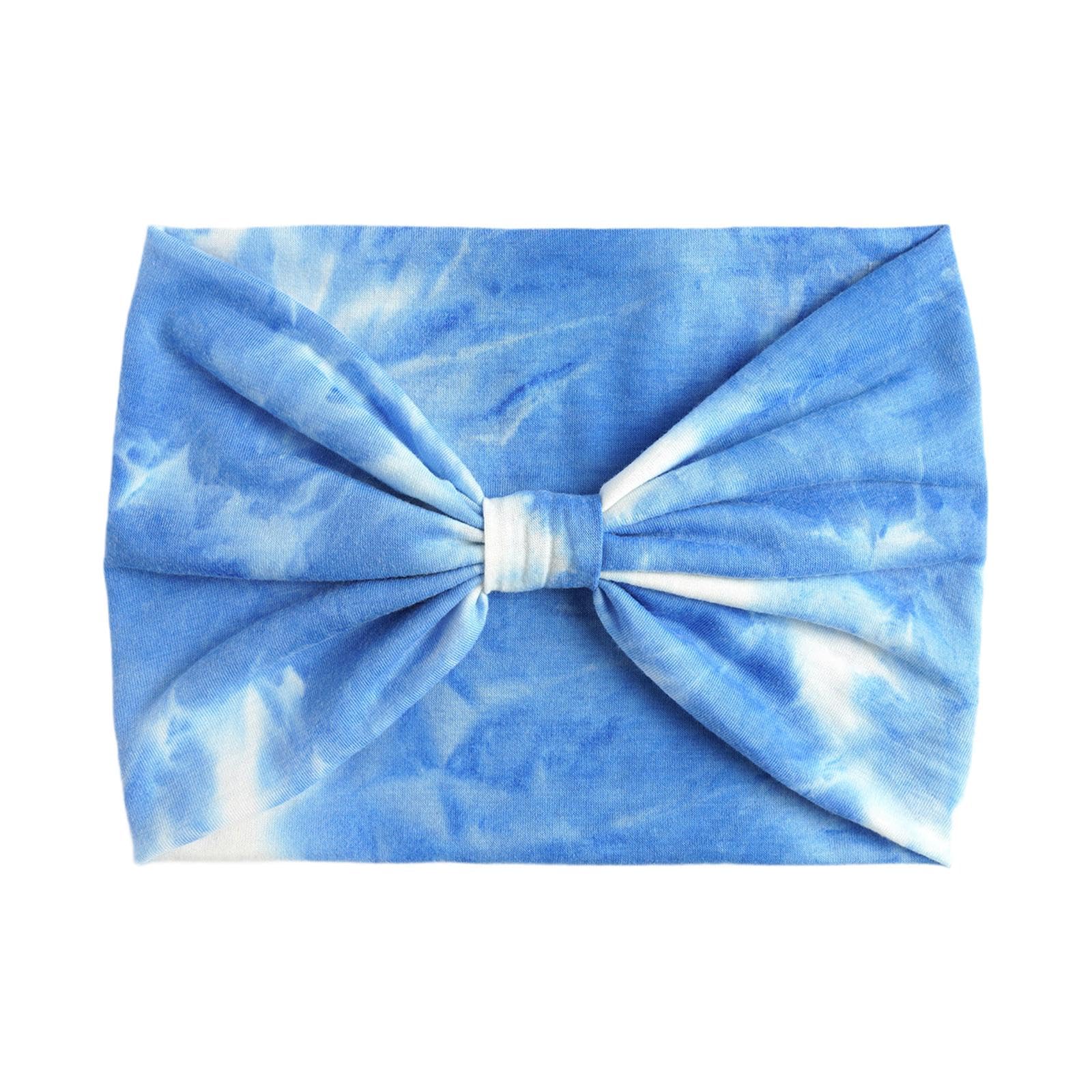 calandis Women Wide Headband Tie Dye Head Scarf Sweat Absorbent Soft Stretchy Bandana Style G | Hair Accessories | Womens Accessories-picture-17