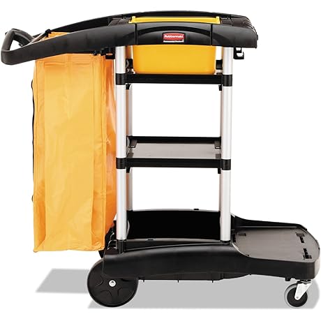 Rubbermaid Commercial Products Housekeeping Service Cart with Two Caddies