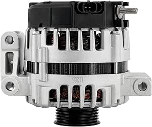 PHILTOP Alternator Compatible With 2006-2008 Uplander 2005-2007 Terraza, 2005-2006 Montana 3.5L 2005-2007 Relay 2006 Uplander 3.9L, 125 Amp Alternator Replace 11023N 11021 11023 15201678 15201679, Alternators - Canada