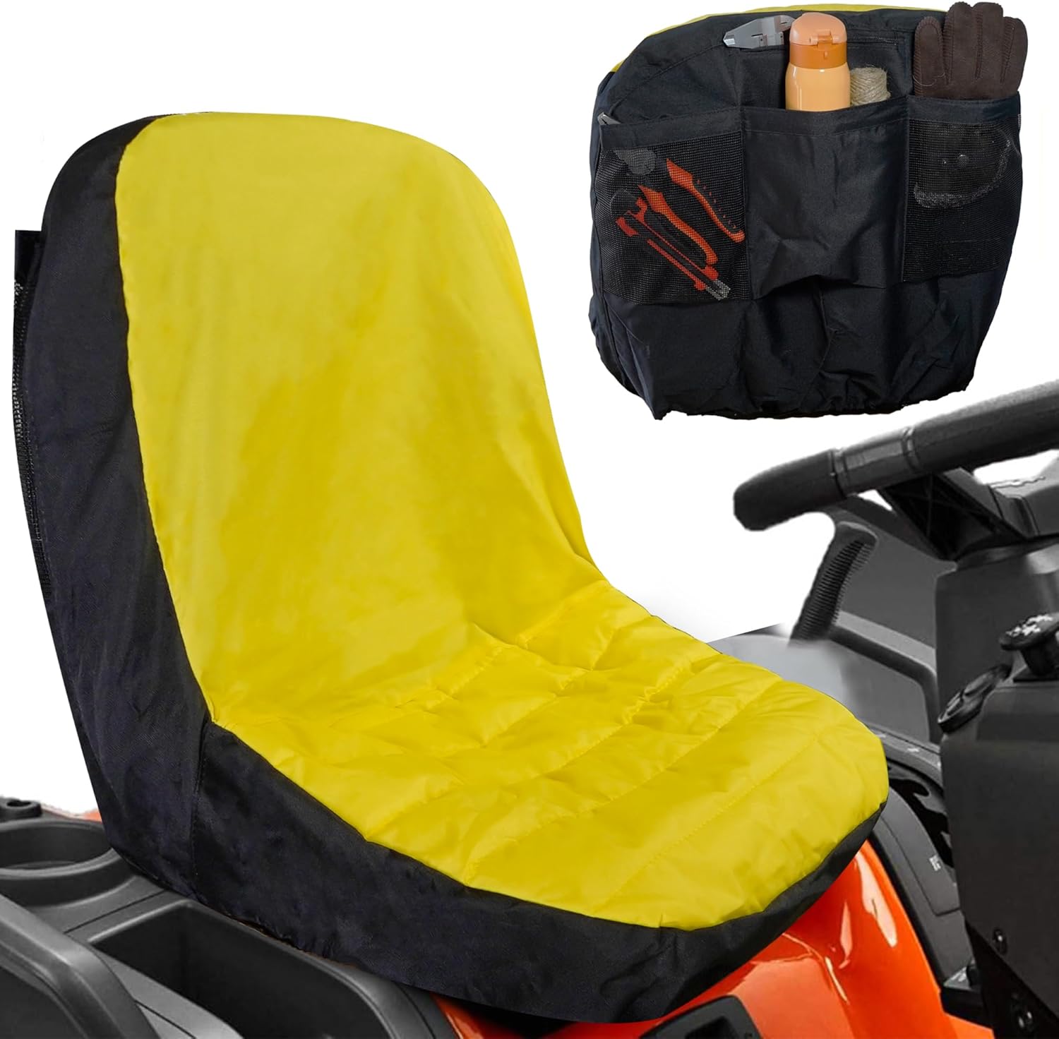 LP92334 Riding Lawn Mower Cushioned Seat Cover for John