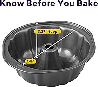 Vista 2 de Wilton Perfect Results molde acanalado antiadherente para flan, Estándar, Plateado