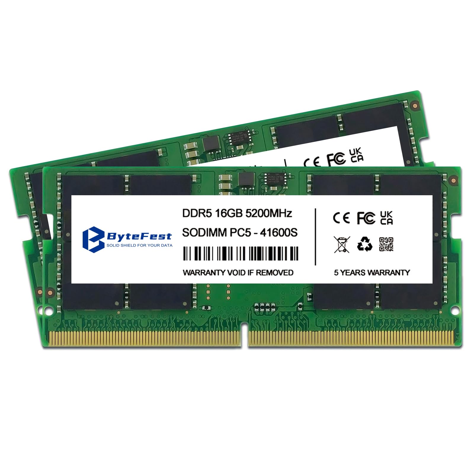 DDR5 RAM 32 GB (2 x 16 GB) 5200 MHz SODIMM PC5-41600 CL42 1,1 V 262-pinowa pamięć RAM do laptopa