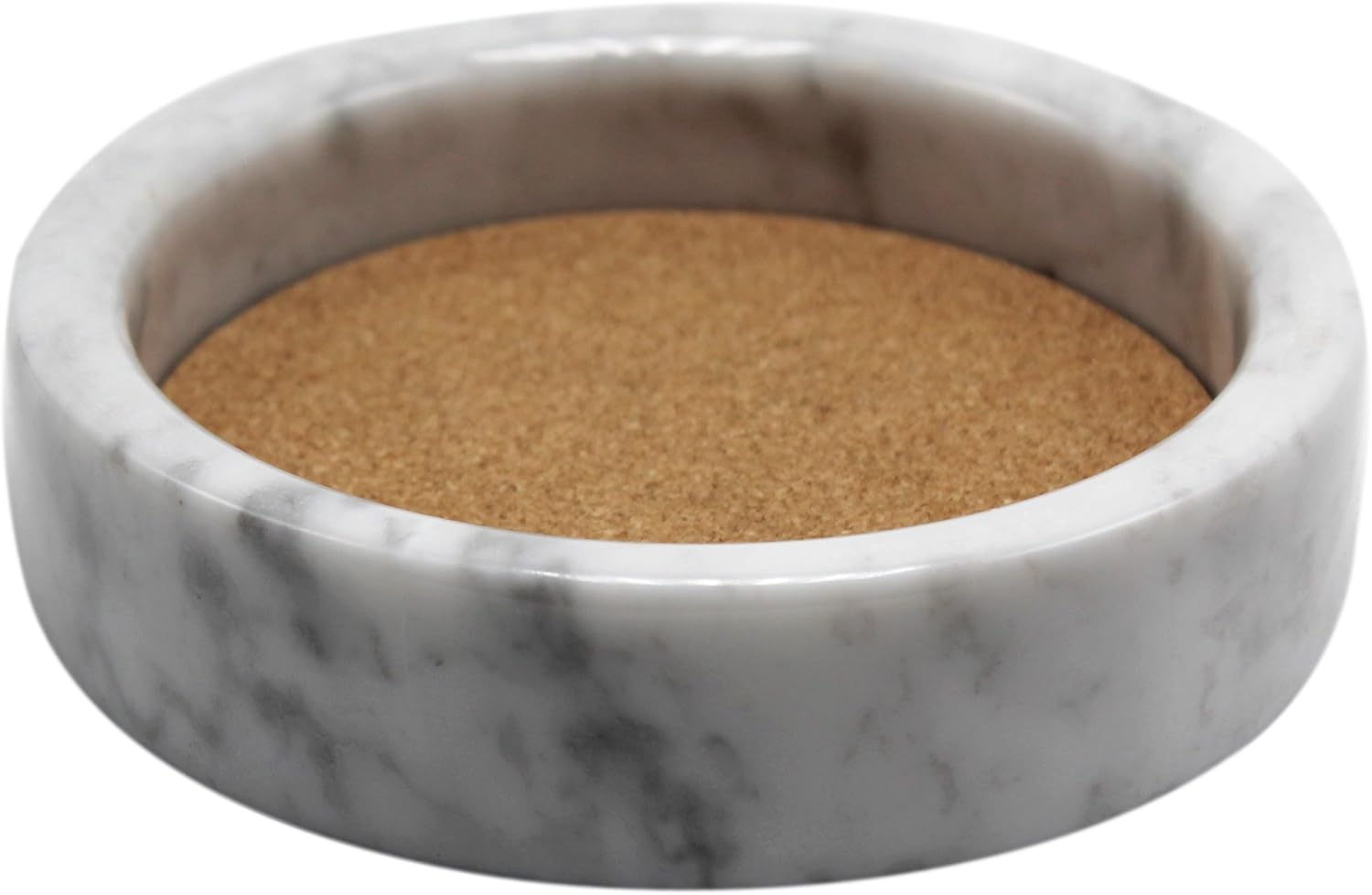 Limited Stock CraftsOfEgypt White - Marble Wine Bottle Coaster - Coaster Absorbent Cork Holder Bottles and Any Occasion