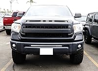 Vista 7 de iJDMTOY Kit de luces de xenón blanco de 5 bares/sección, 15 LED, para capó detrás de la rejilla, compatible con Tundra 2014-2021