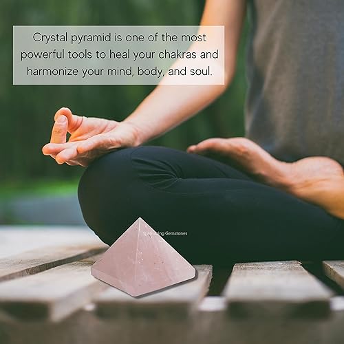 Miniatura 243 de Amazing Gemstone Lapis Lazuli Pyramid Crystal Healing Stones - 2" Great Pyramid Figurine of Natural Stone Pyramid for Meditation, Reiki, Chakra