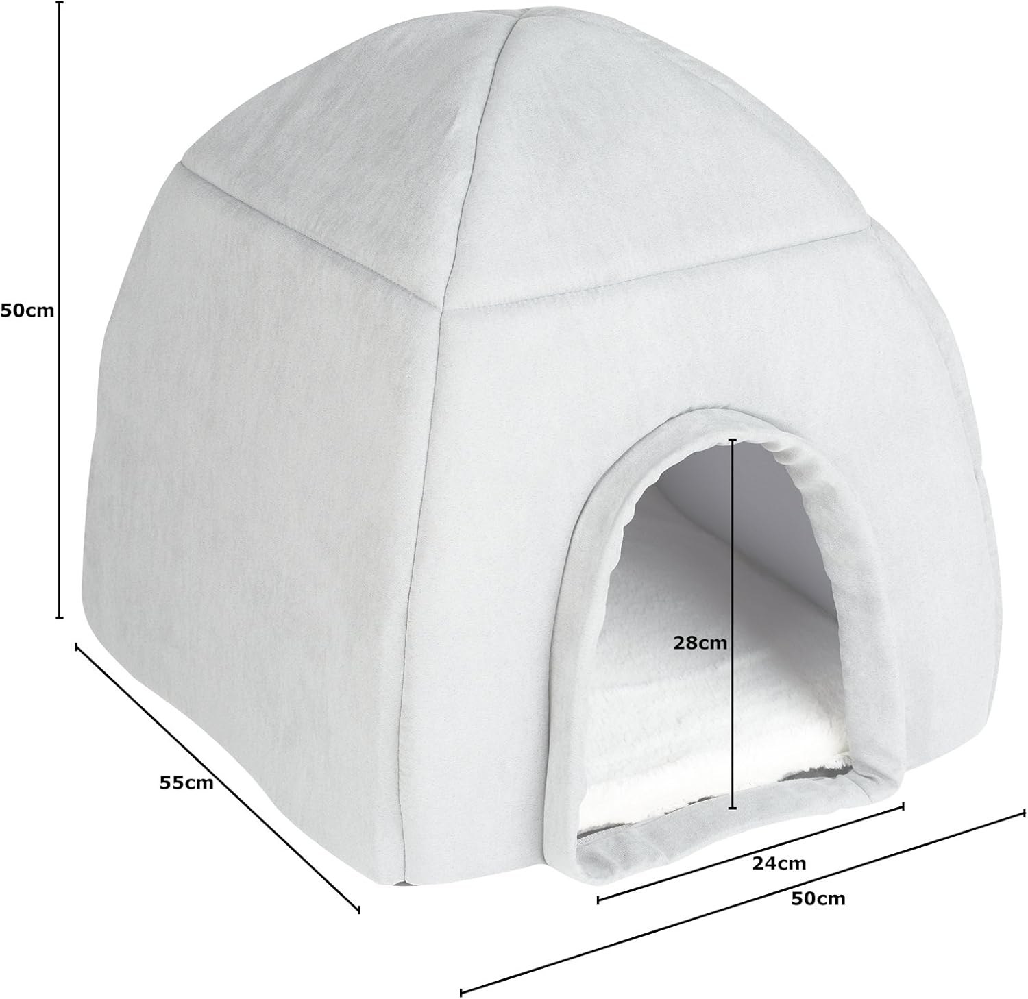 dog igloo bed medium