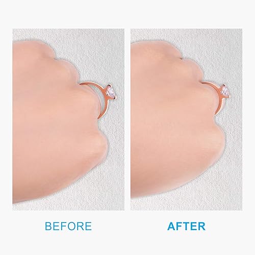 Miniatura 4 de AdnesUSA Ajustador de tamaño de anillo para anillos sueltos, paquete de 8, 8 tamaños surtidos para cualquier anillo, mejora invisible ampliada para