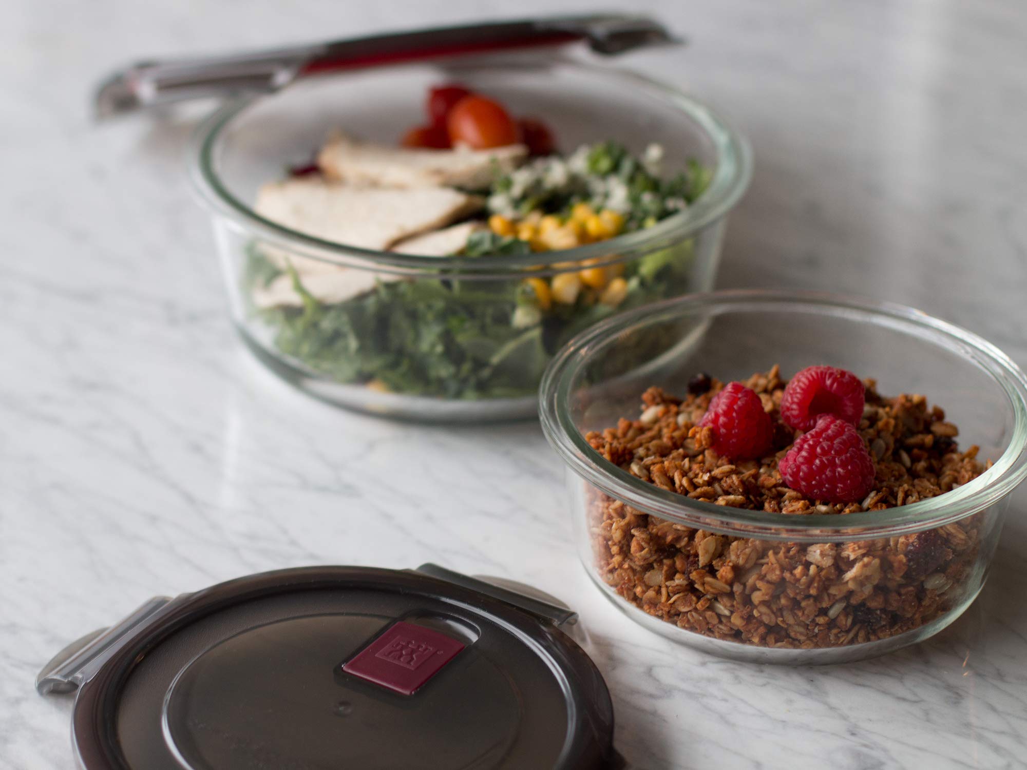 Amazon｜ZWILLING Gusto 1.37クォート 丸型食品保存容器 1300ml ガラス