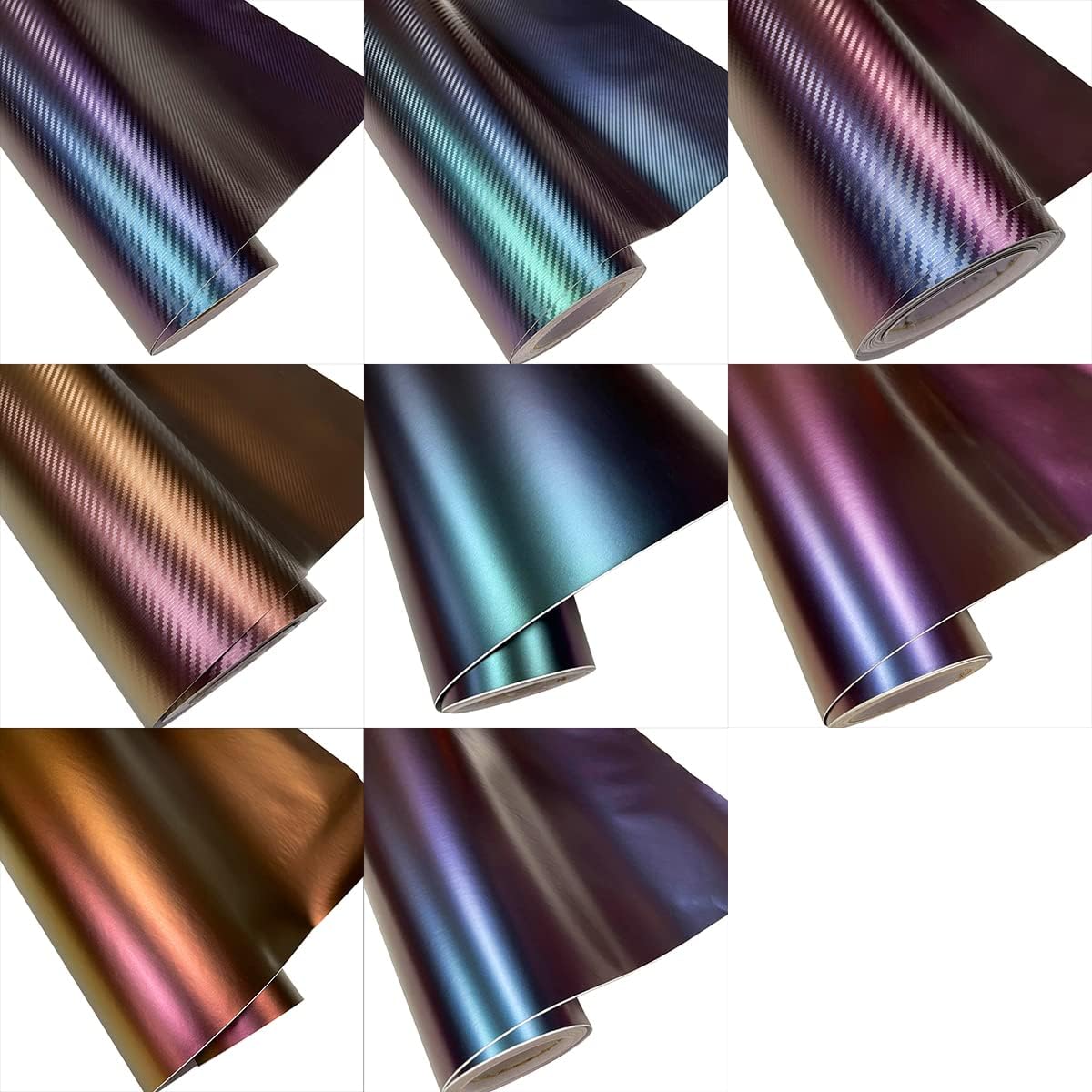 ECYC 19.69x59.84 inch 3D Carbon Fiber Vinyl Wrap Roll, Self Adhesive Car Vinyl Wrap Film Auto Vinyl Wrap Film Sticker Decals,03