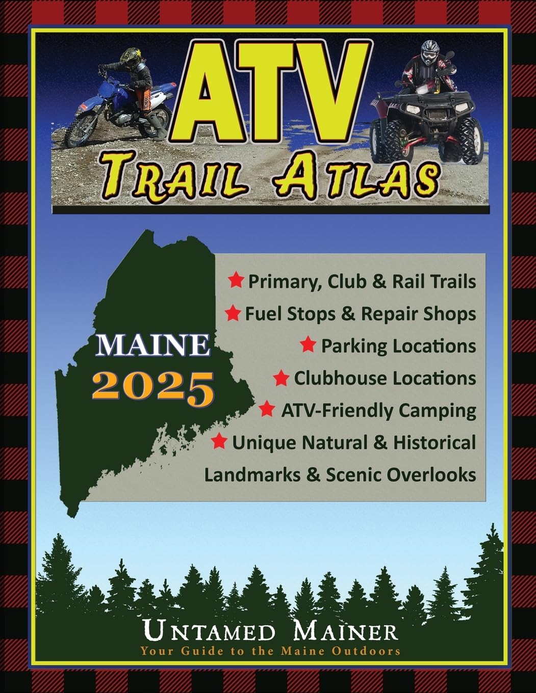 2025 Maine ATV Trail Map Atlas      Paperback – March 14, 2025