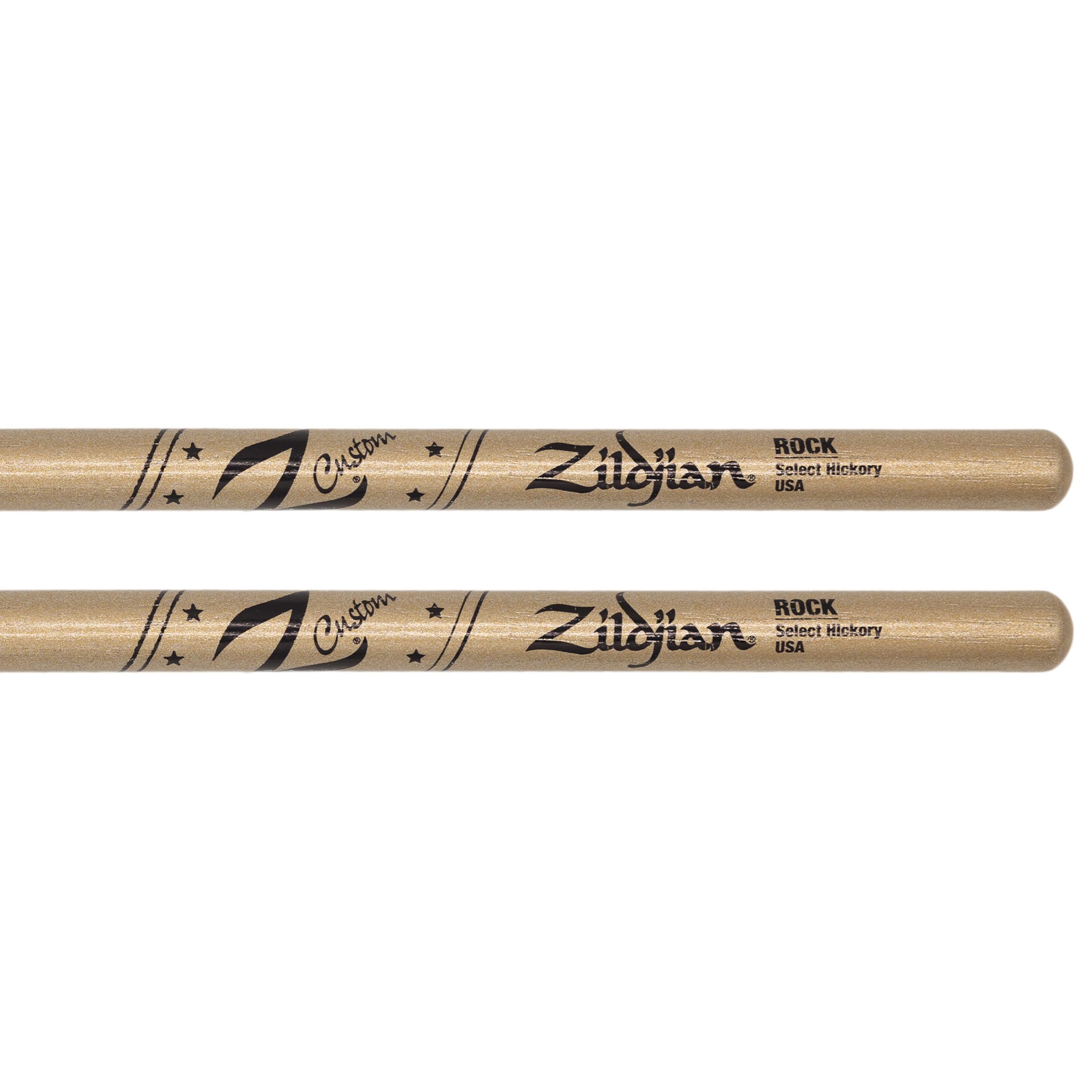 Z Custom Limited Edition - Rock Gold Chroma Drumsticks (ZRKCG-ZC) - Image 2