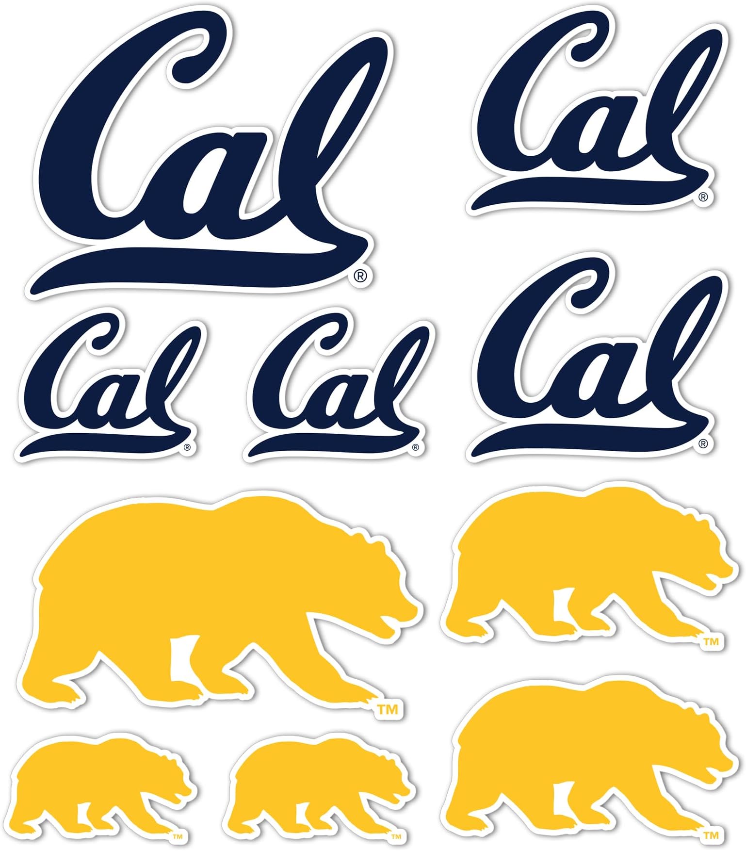 Desert Cactus University of California Berkeley Sticker Golden Bears Vinyl De...