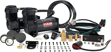 Dual Stealth Black 400 Viair Mounted System VMS, 150PSI