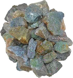 Digging Dolls: 5 lbs of Ruby in Kyanite Rough Stones from India - Raw Rocks Perfect for Tumbling, Lapidary Polishing, Reiki, Crystal Healing and Crafts!