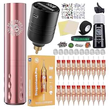 タトゥーマシン Dragonhawk ワイヤレスプロモデル 正規品フルセット タトゥーマシン Dragonhawk ワイヤレスプロモデル 正規品フル