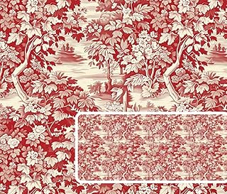 Tecido Tricoline Digital Fernando Maluhy Coleção Vintage Toile de Jouy 50 x 150 cm