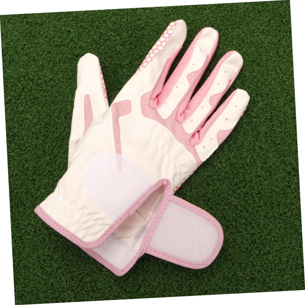 TOYANDONA Guantes De Golf para Mujer Transpirable Protección Pulgar Antideslizante Material Duradero Juego Exterior Entrenamiento y Competición