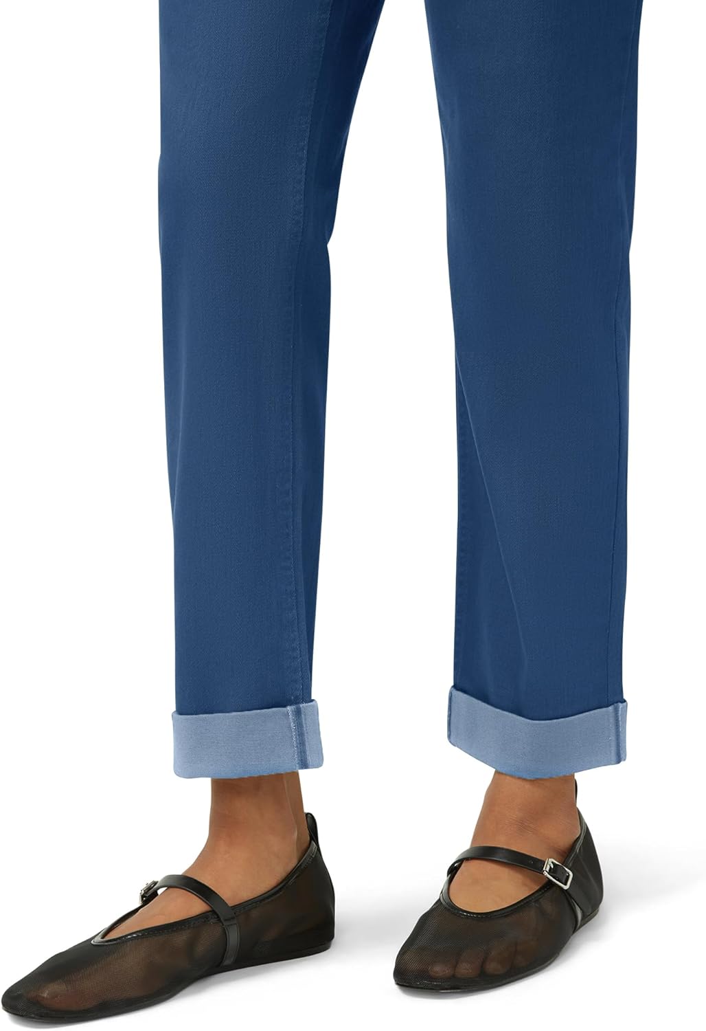 HUE Womens Girlfriend Mid-Rise Denim Pant - Image 5