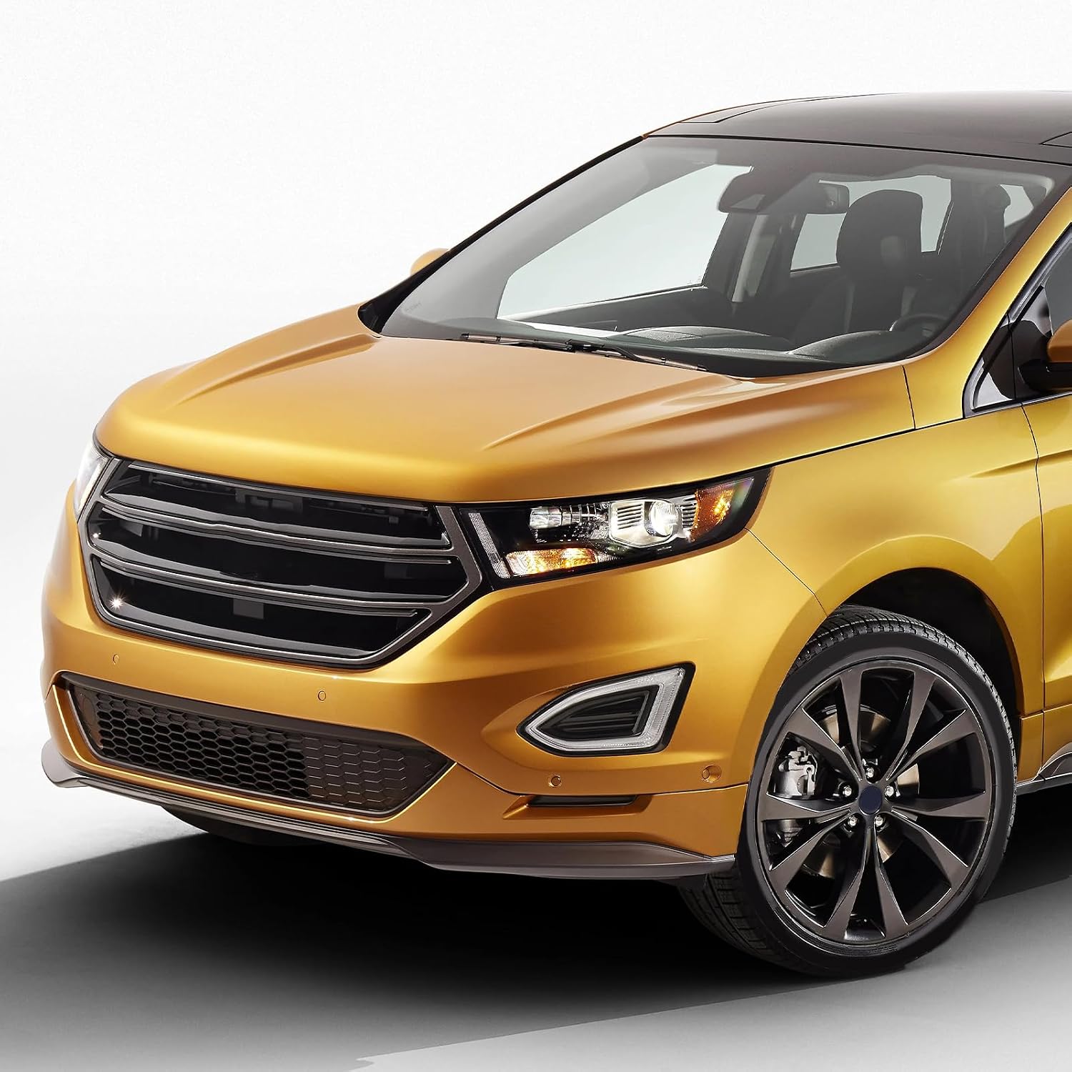 Fog Light Fit For 2015-2018 Ford Edge With LED Fog Lamp (Left, Chrome Housing)