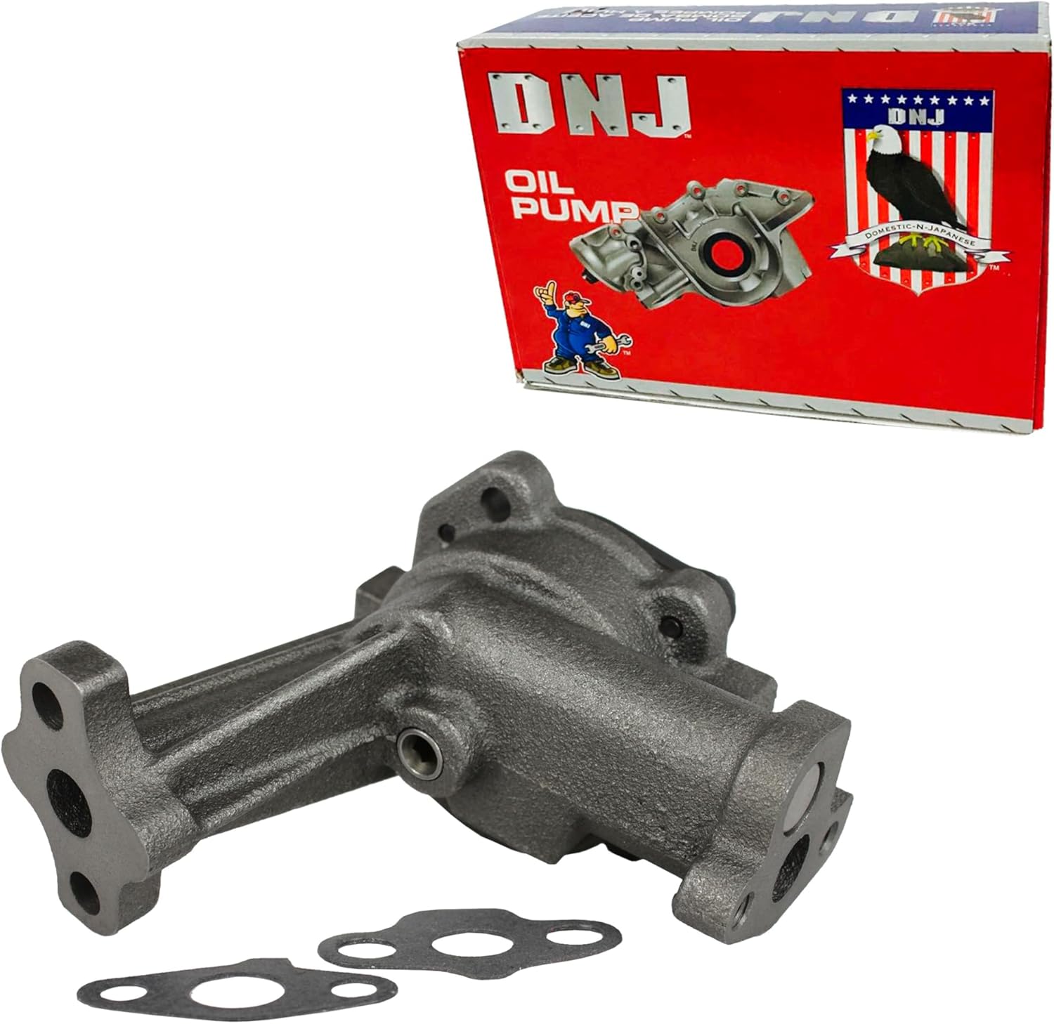 DNJ OP4113 Oil Pump for 1962-2001 Ford, Lincoln, Mercury 300, Bronco, Caliente 4.3L-5.0L V8 16V OHV 4261cc