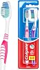 Medium Toothbrush for Back Teeth with Colgate Extra Clean Tongue Cleaner 11