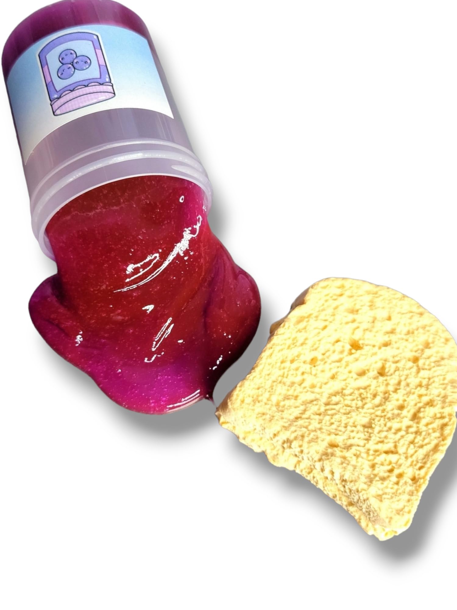 Peanut butter & Grape Jelly Sandwich DIY Scented Handmade Slime Kit - Hoshimi Slimes