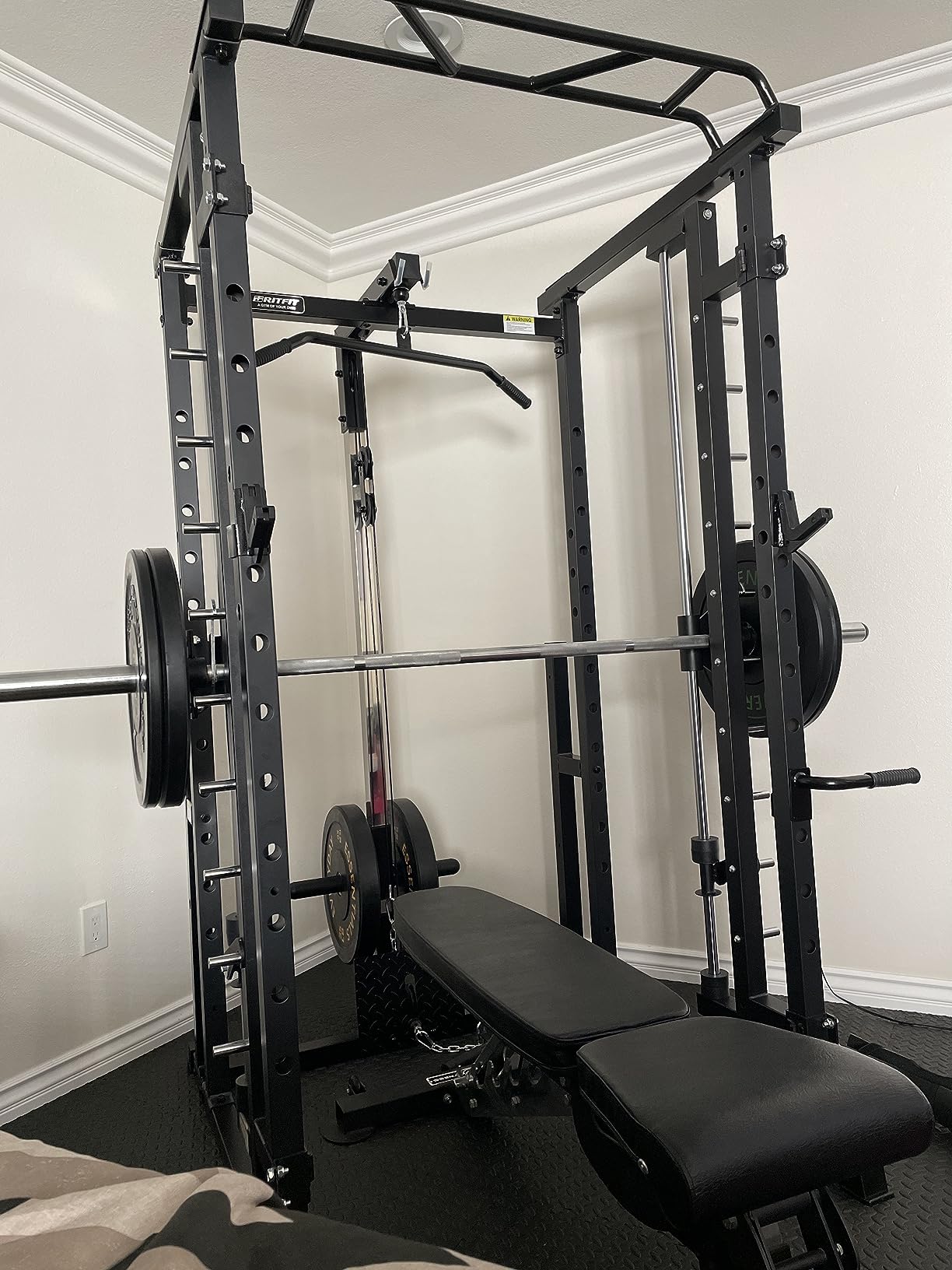 25/mo Finance RitFit BPC05 Light Commercial Smith Machine, 2000LBS