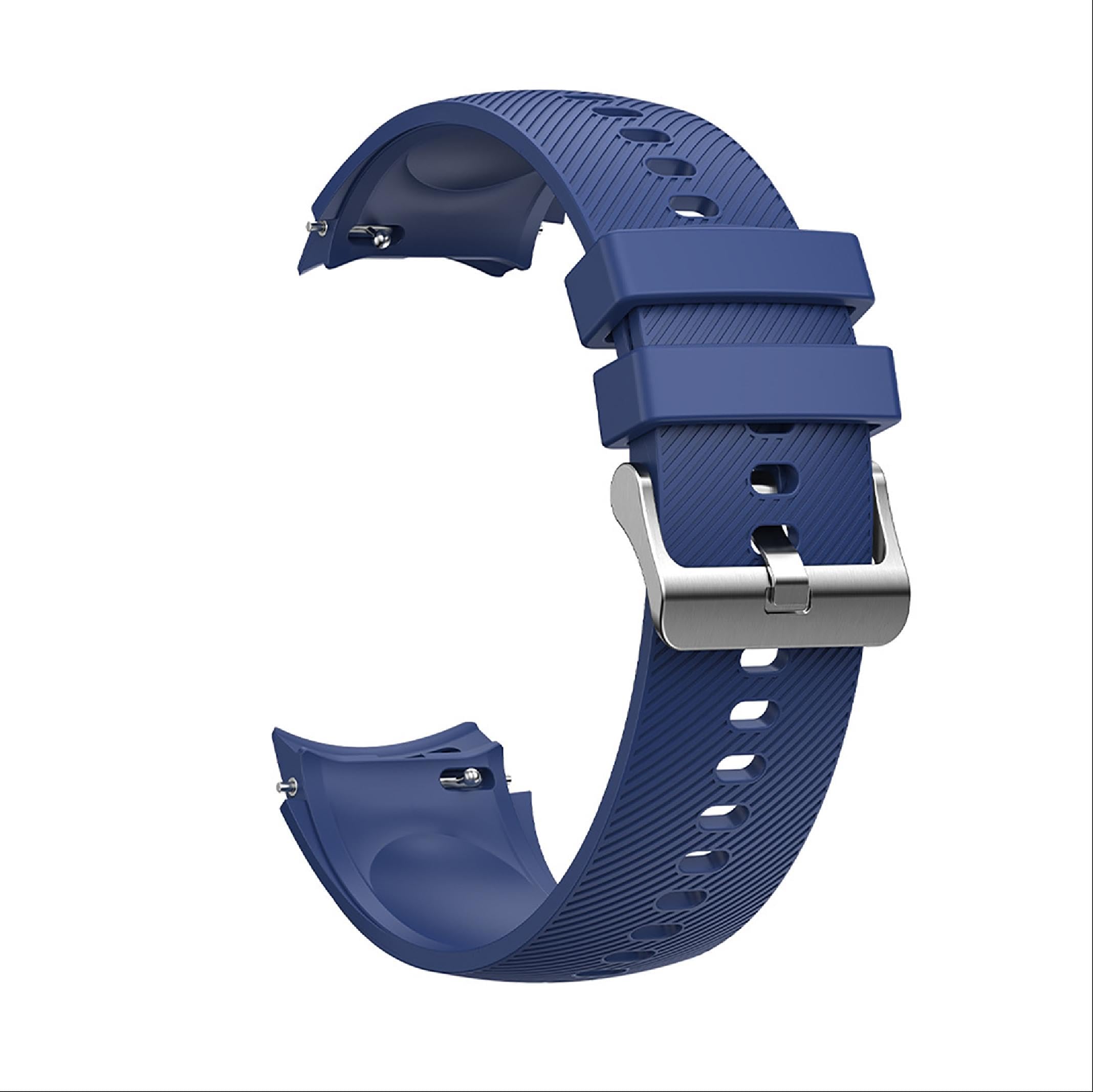 GIOPUEY Pasek kompatybilny z OnePlus Watch 3/2/2R/OPPO Watch X, miękki silikonowy pasek do zegarka, zamiennik paska [odporny na zużycie] [oddychający] - niebieski (Midnight Blue)
