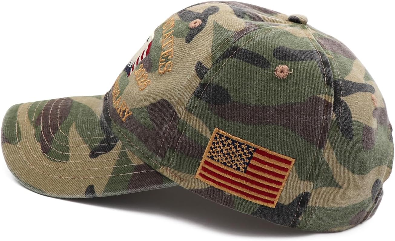 250th Anniversary USA Hat,250 Anniversary Hat Adjustable Retro Washed Baseball Caps for Men Women