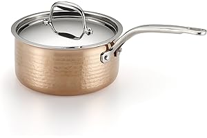 Lagostina Martellata Copper 2-Quart Covered Saucepan: A Copper Cookware Classic