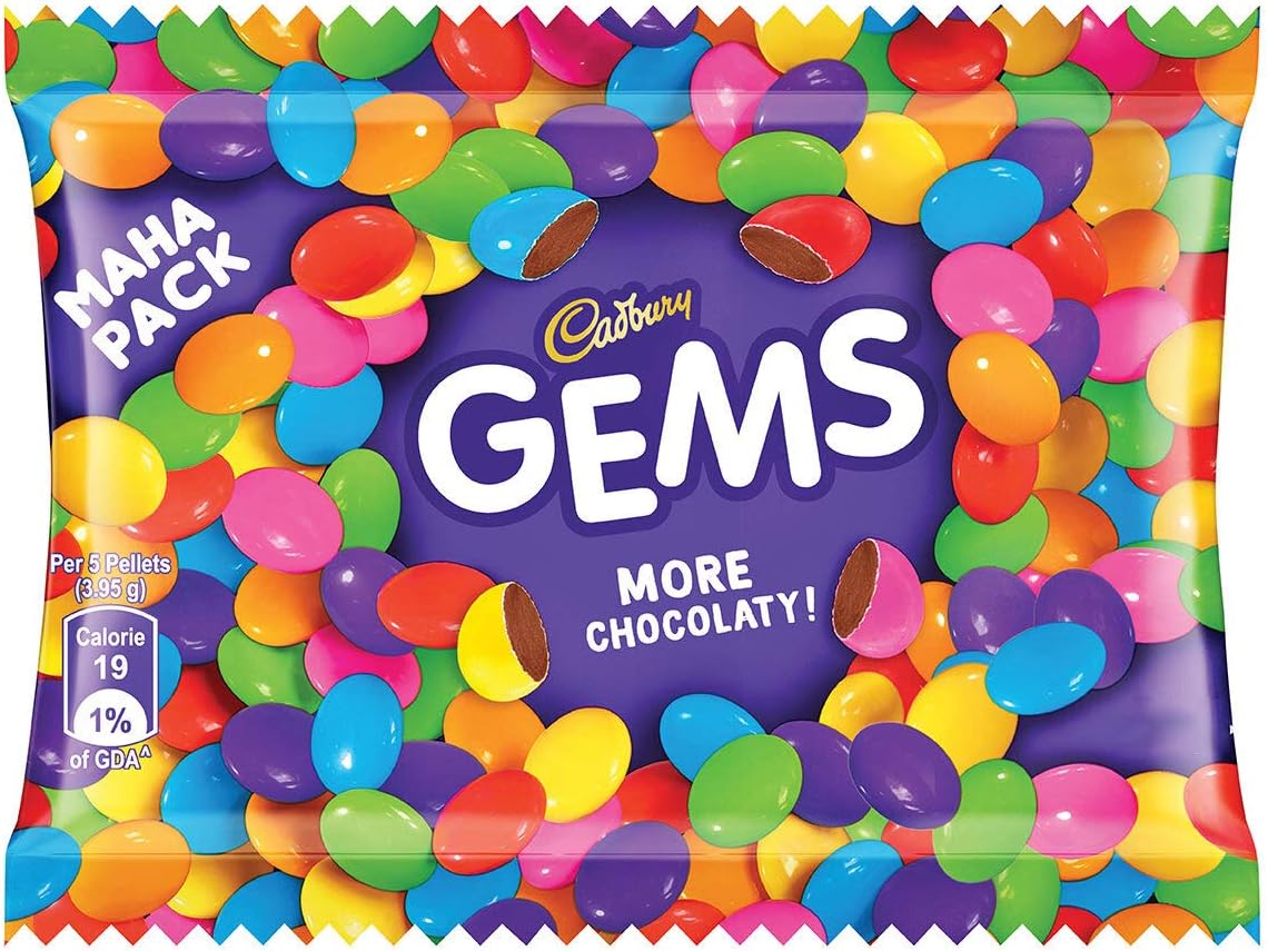 Cadbury Gems Chocolate,18.96g - Pack of 24