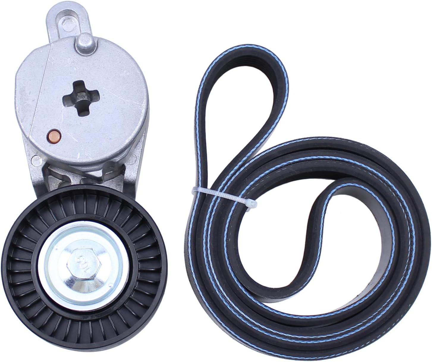 Belt Tensioner and Serpentine Belt for Toyota Camry 2.5 Non-Hybrid 2012-2017, RAV4 2.5 2009-2018, Scion tC 2011-2014