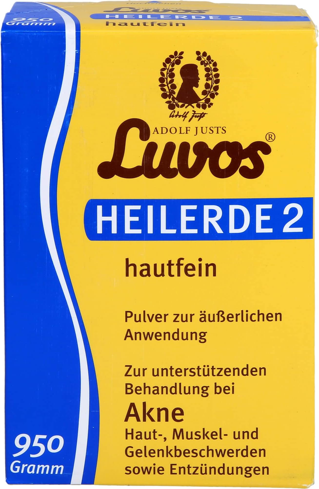 Luvos Medicinal External Application Body Lubricant Clay Powder 950g