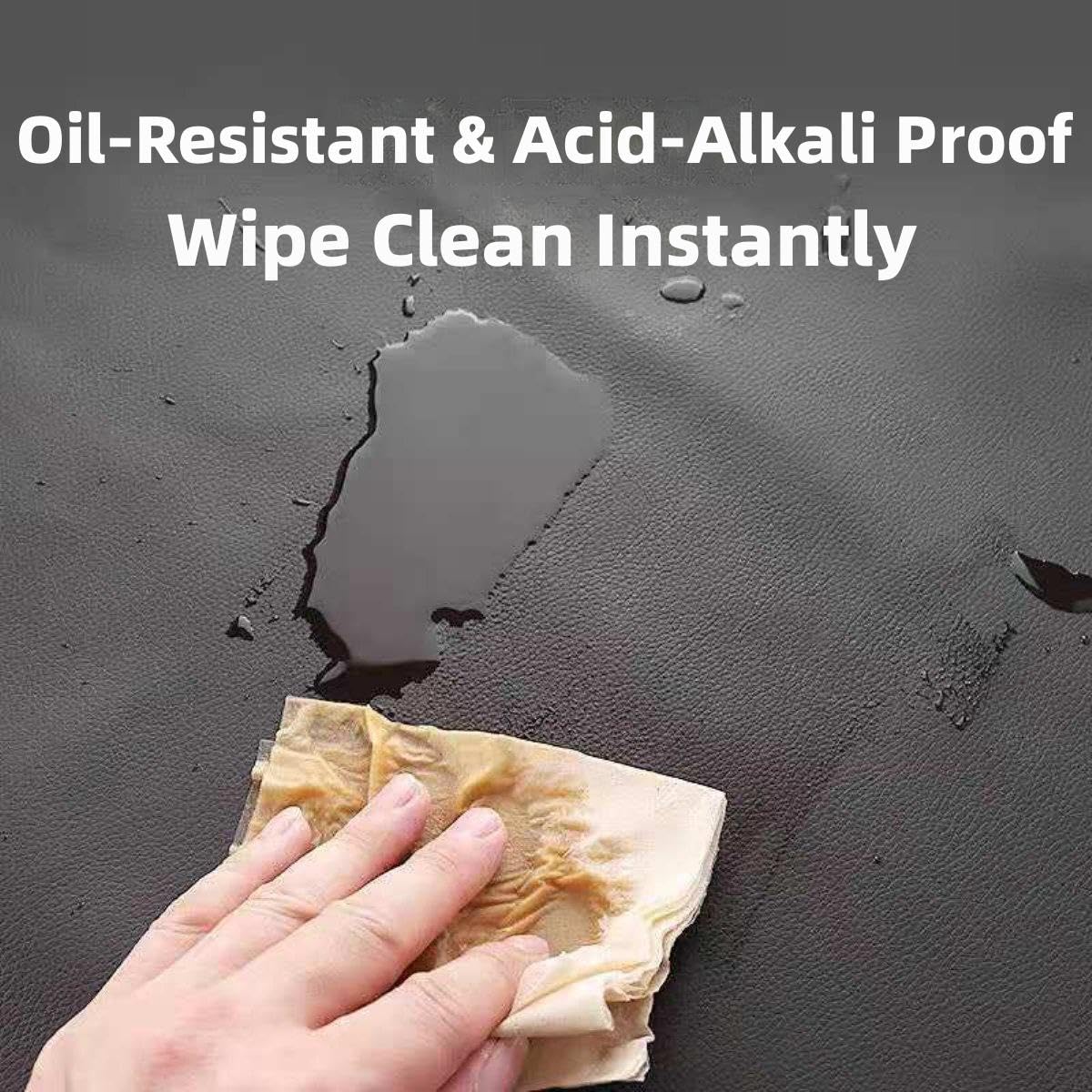 Grembiuli regolabili, Grembiule in PVC Cinghie regolabili Resistente all'olio e nero