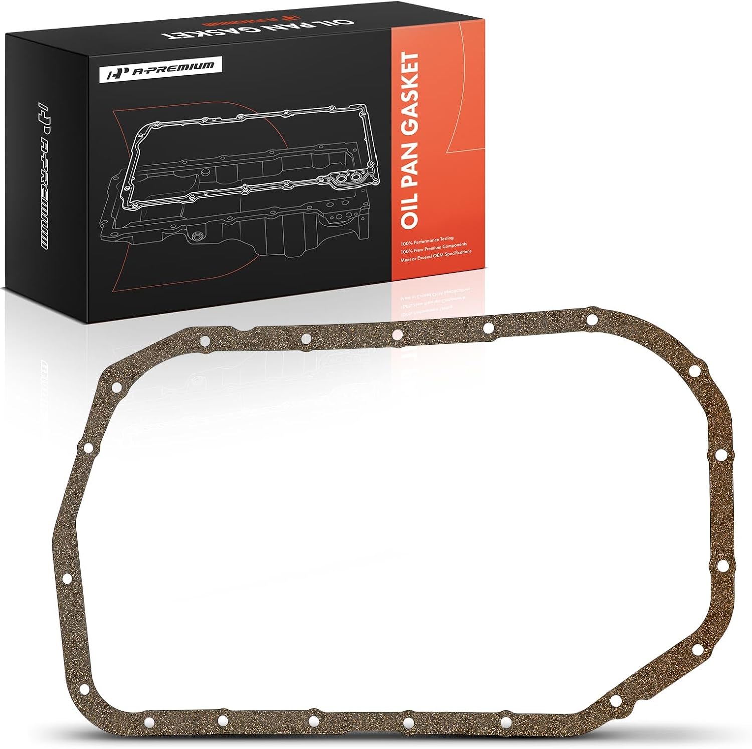 A-Premium 2.0L 2.4L Engine Oil Pan Gasket Set, Compatible with Dodge Ram 50, Colt & Mitsubishi Eclipse, Galant, Expo, Expo LRV4, Mighty Max, Montero Sport & Plymouth Colt & Eagle 2000 GTX, Summit