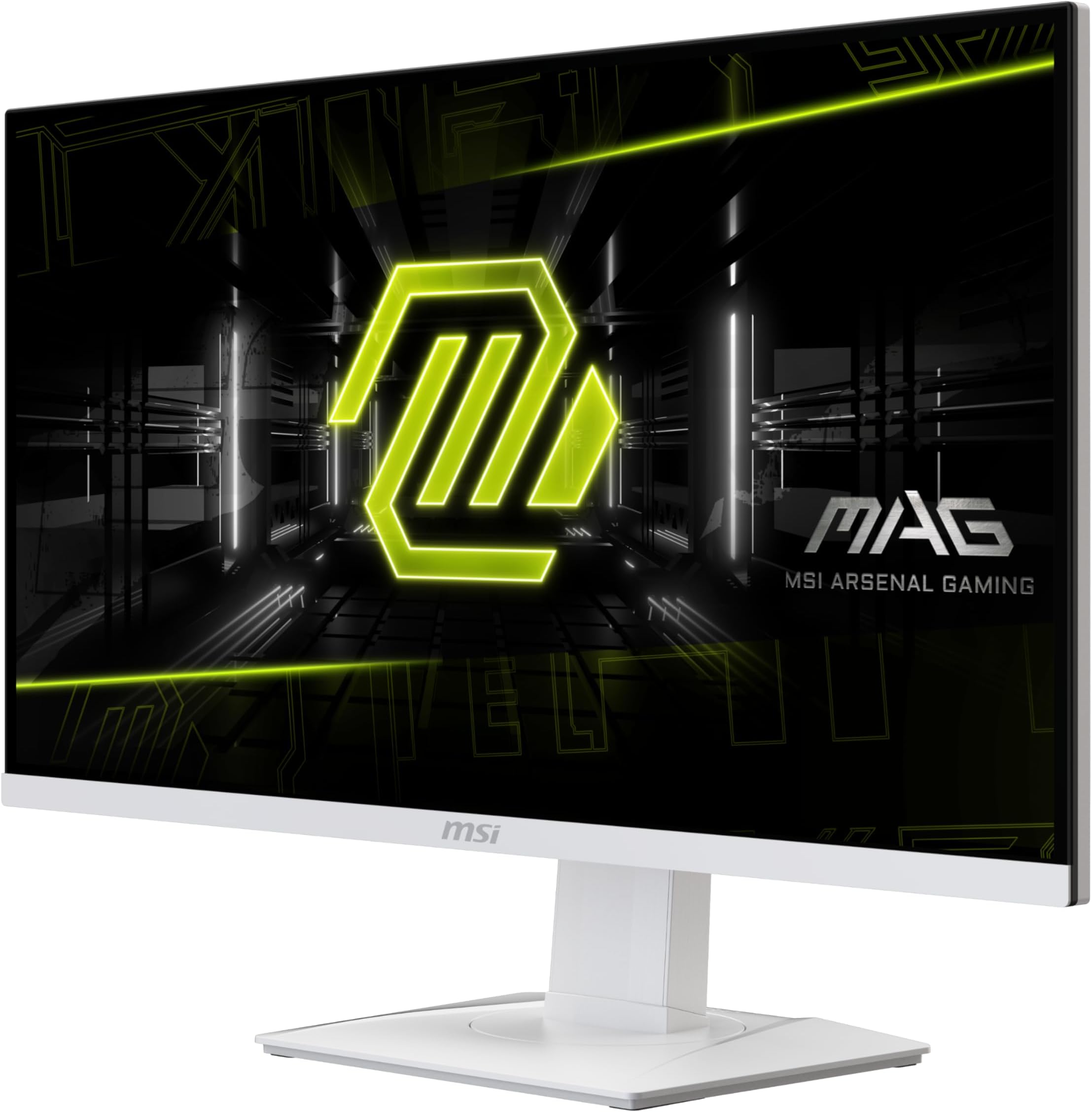 MAG274QRFW 27-inch 2560 x 1440 (QHD) Computer Monitor, 180Hz, Adaptive-Synch, HDMI, DisplayPort, VESA Mountable, Tilt, Height Adjustable, Speaker, 1ms, Black