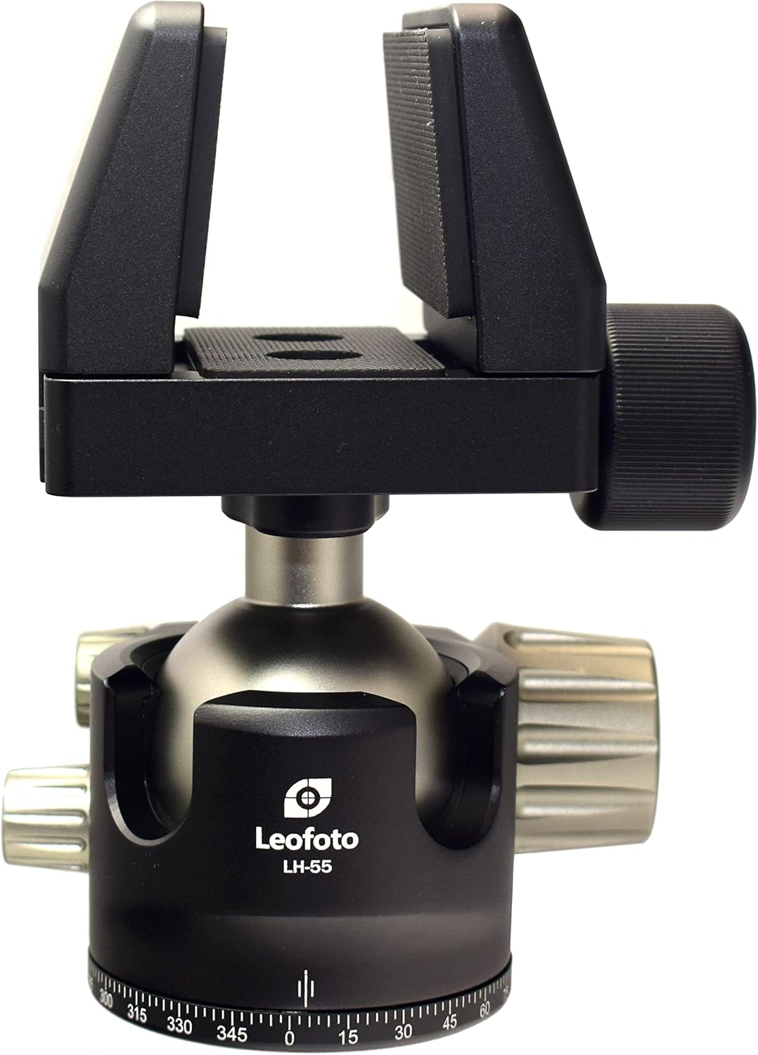 LEOFOTO LH-55GS 55mm Low Profile Ball Head w GS-2 Rifle Clamp