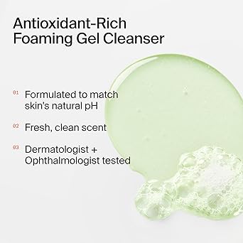 Youth To The People Superfood Facial Cleanser - Kale + Green Tea Daily Face Wash, Gently Removes Makeup, SPF, and Oils, Soothing Antioxidants for Glowing Skin, pH Balance, Clean Pores, Refillable