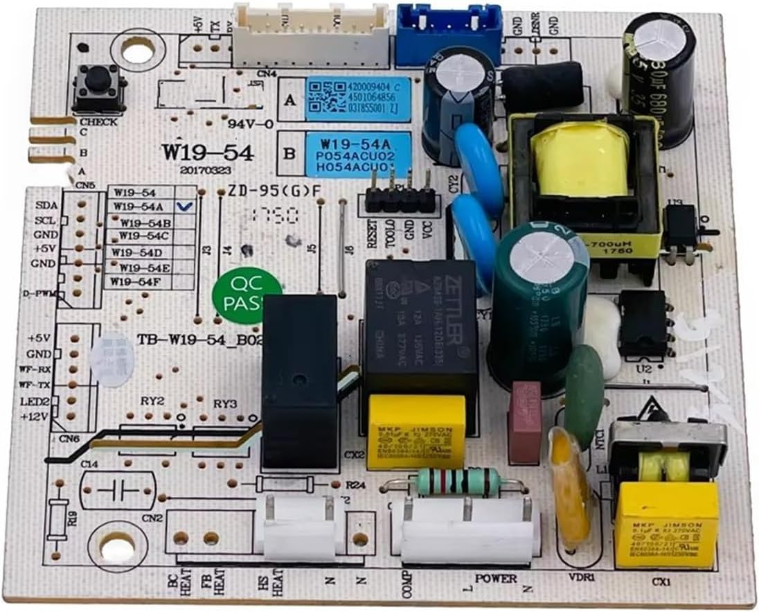 W19-54A Circuit PCB W19-54 Fridge Motherboard Freezer Parts ，Motherboard, Compatible for Homa Refrigerator Control Board