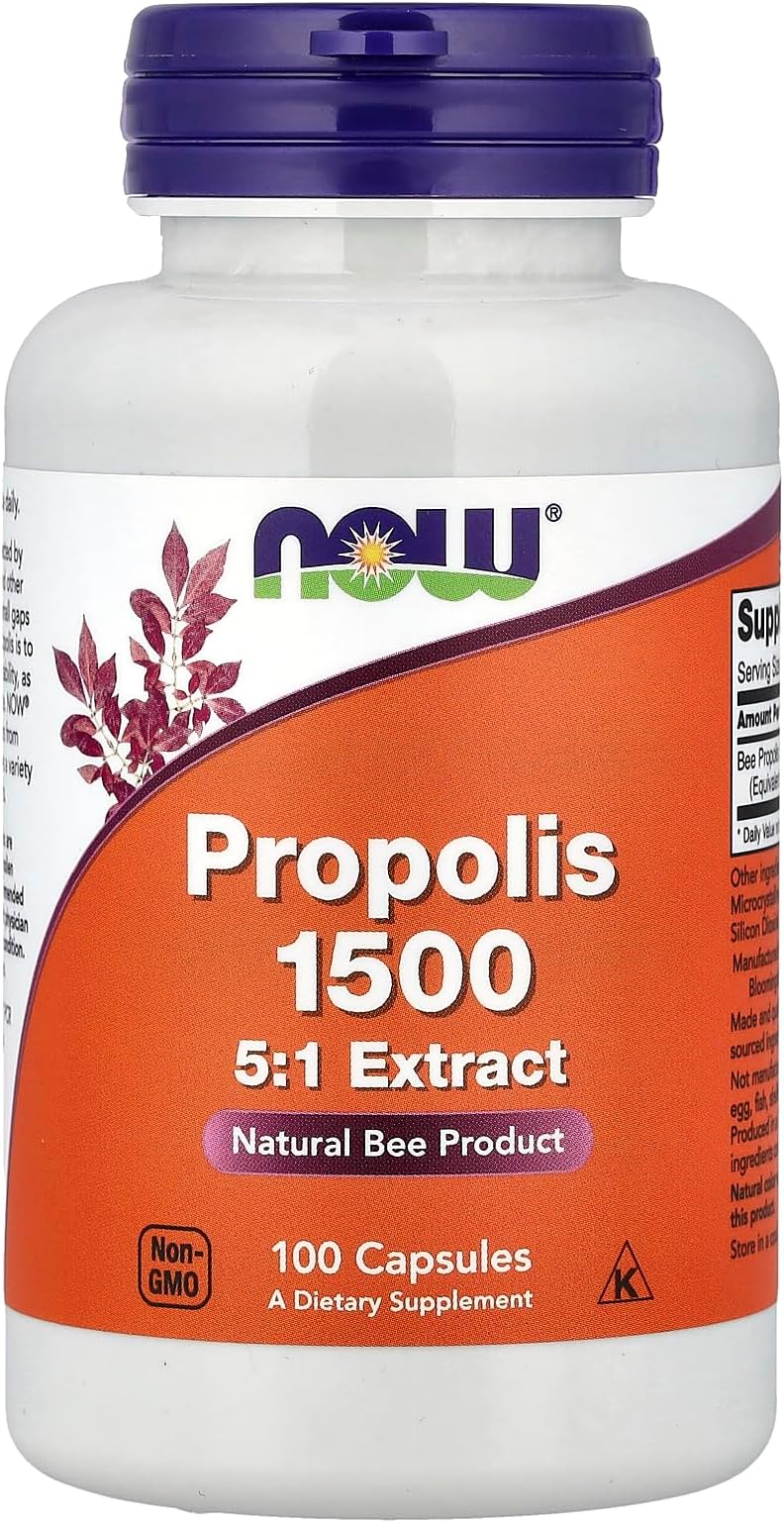 Foods, Propolis 1500, 100 Capsules