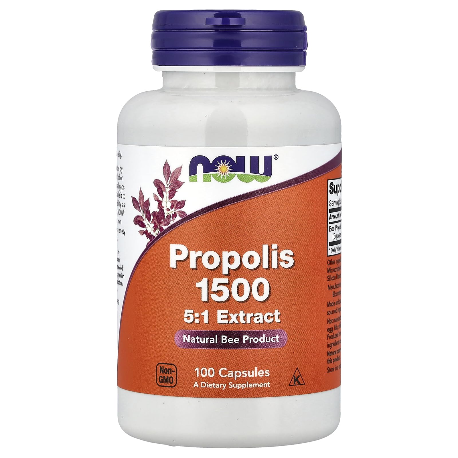 Foods, Propolis 1500, 100 Capsules