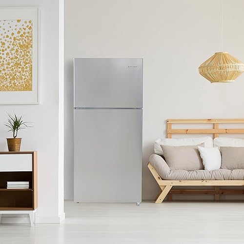 Miniatura 2 de West Bend WB01800TMFDSS Frost Free - Refrigerador de tamaño de apartamento, 18 pies cúbicos, metálico