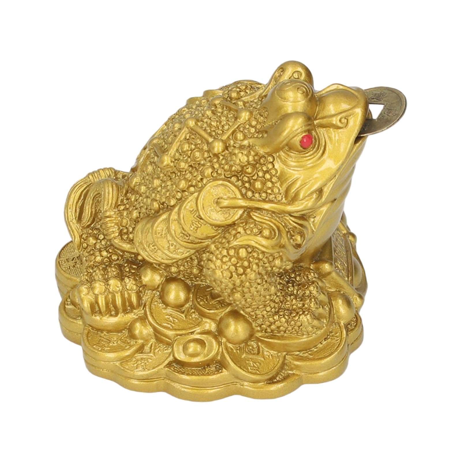 Rana dei Soldi, Rana dei Soldi Feng Shui Soldi Fortunati Feng Shui Cinese Ricchezza Rana dei Soldi Fortunati Rospo Decorazione Feng Shui Buon Fortunato Figurina di Rana (S