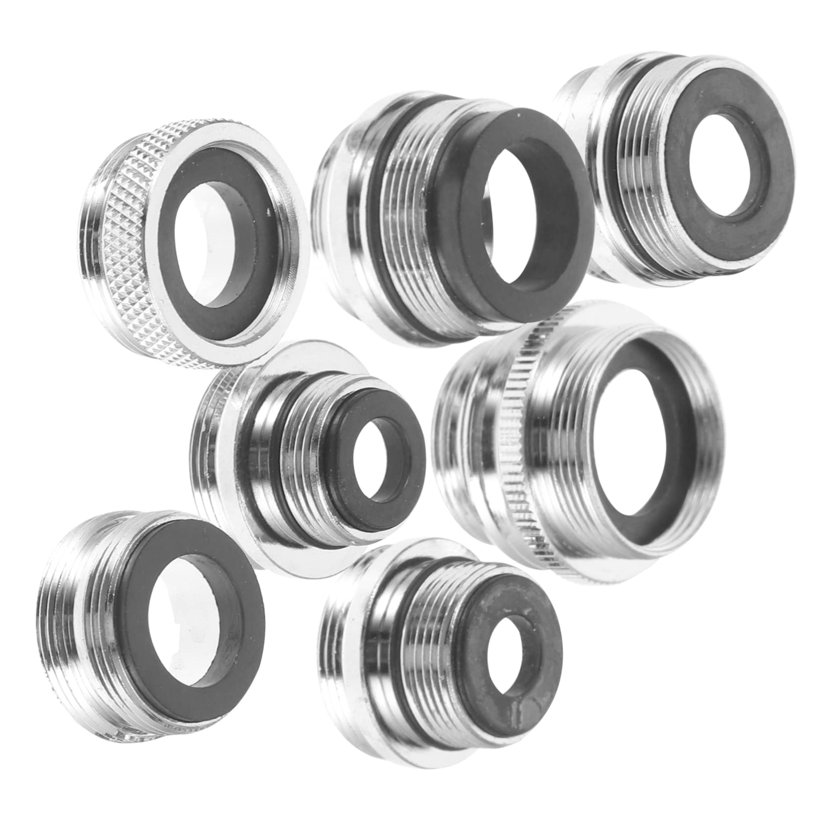 Sosoport Kit Adattatore per Tubo da Giardino con Rubinetto Assortito 3 Set Set Completo per Luso 7 Pezzi*3
