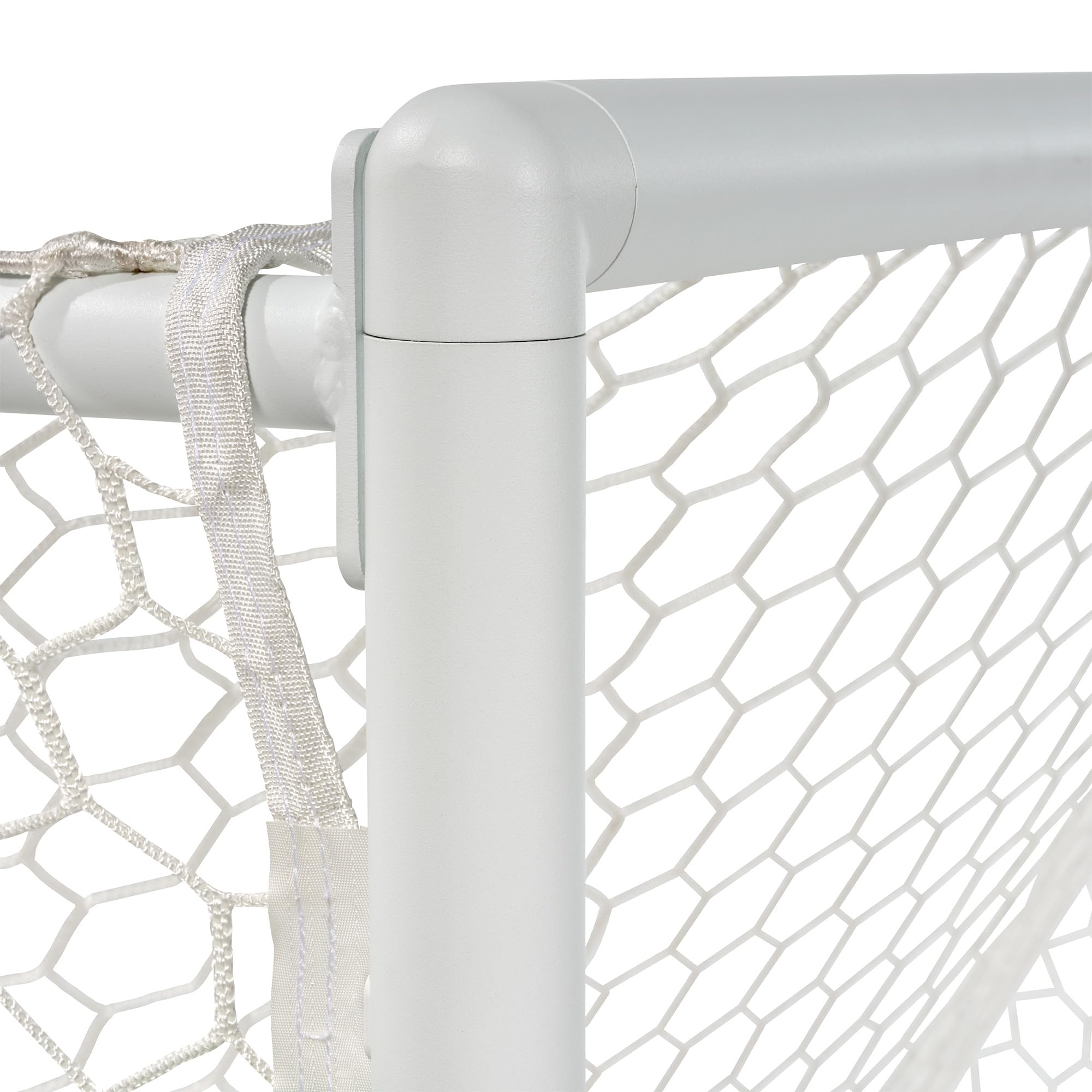 EXIT Scala Porta da Calcio in Alluminio - Leggera - Molto Resistente - Alluminio Inossidabile di Alta Qualità - Porta da Calcio Professionale - Allenati nelle Abilità Calcistiche - 120x80cm - Bianco