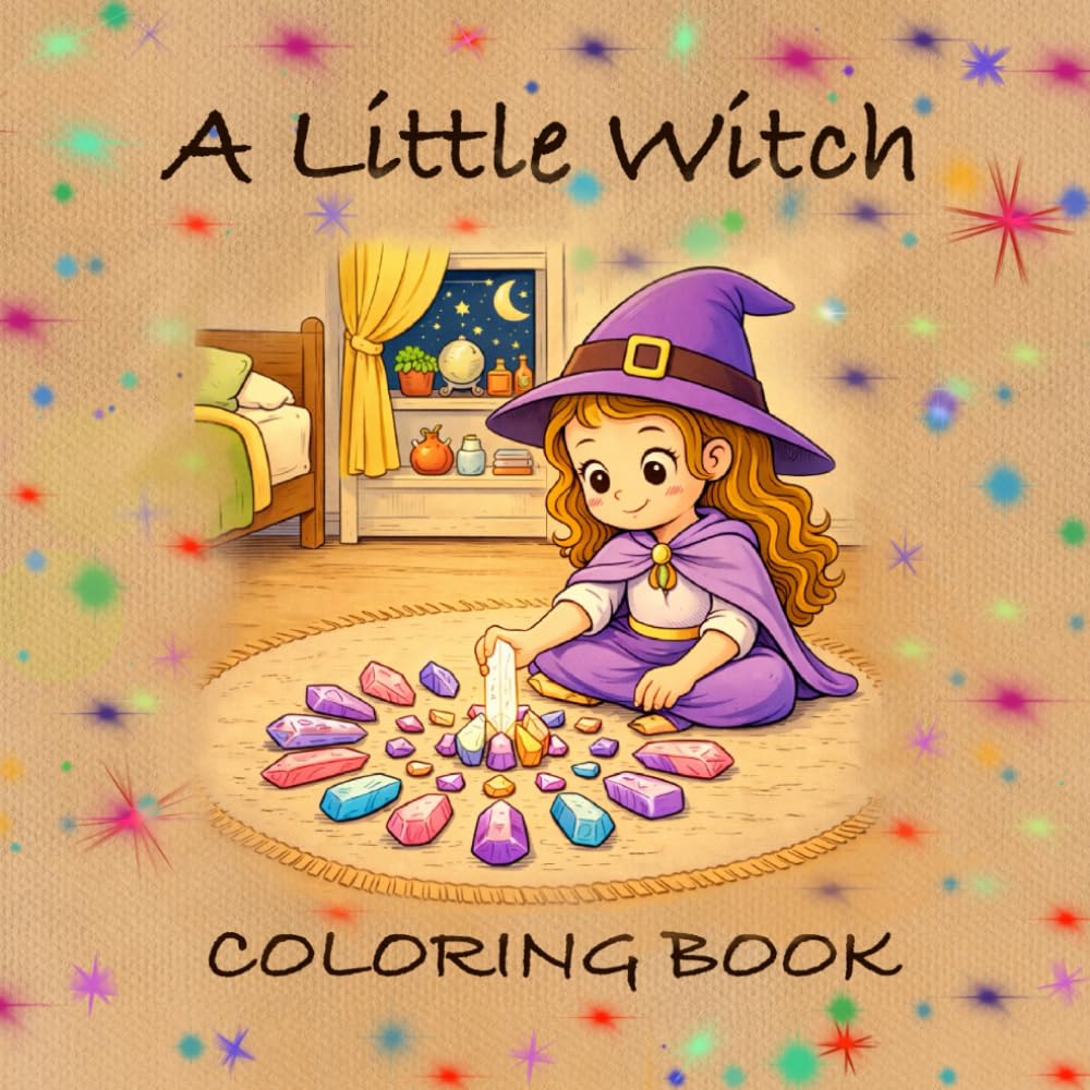A Little Witch: COLORING BOOK